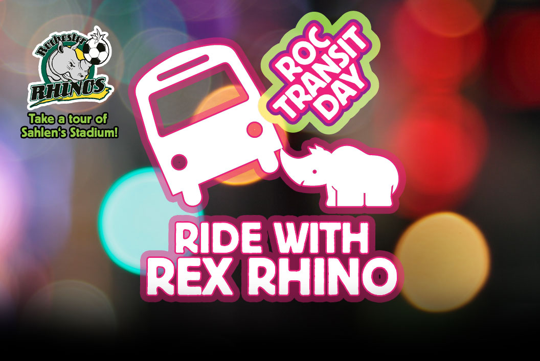ROC Transit Day Ride With Rex Rhino